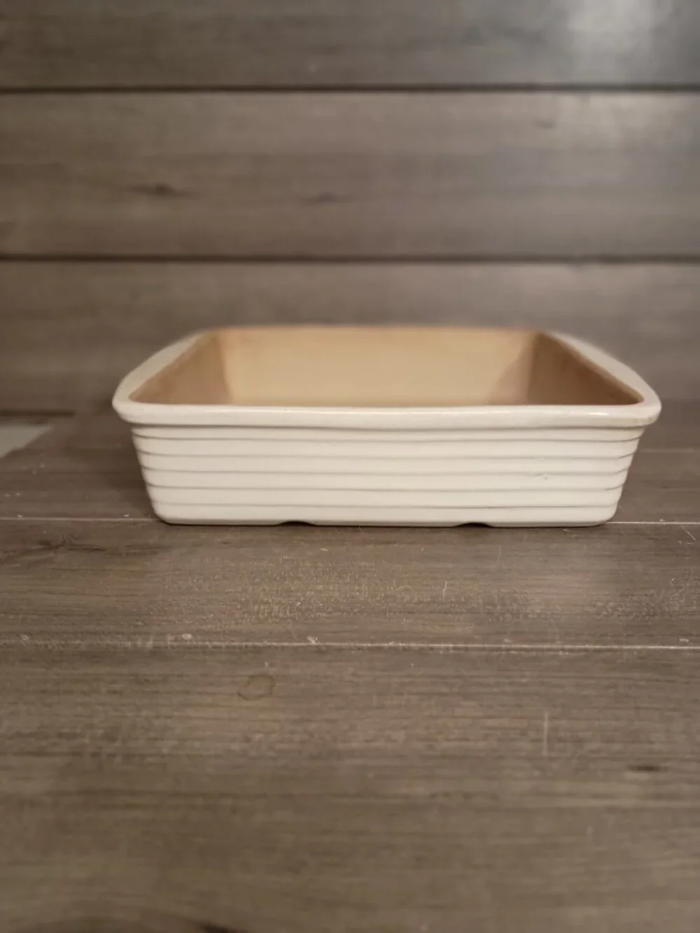 Pampered Chef White Glaze 9